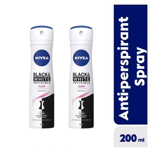 NIVEA BLACK & WHITE INVISIBLE CLEAR 200ML