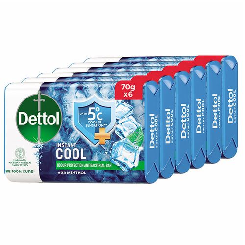 Dettol Cool Anti-Bacterial Soap - 70G