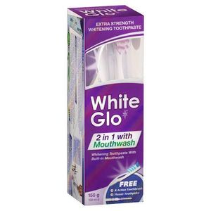 WHITE GLO 2 IN 1 TOOTHPASTE 150G