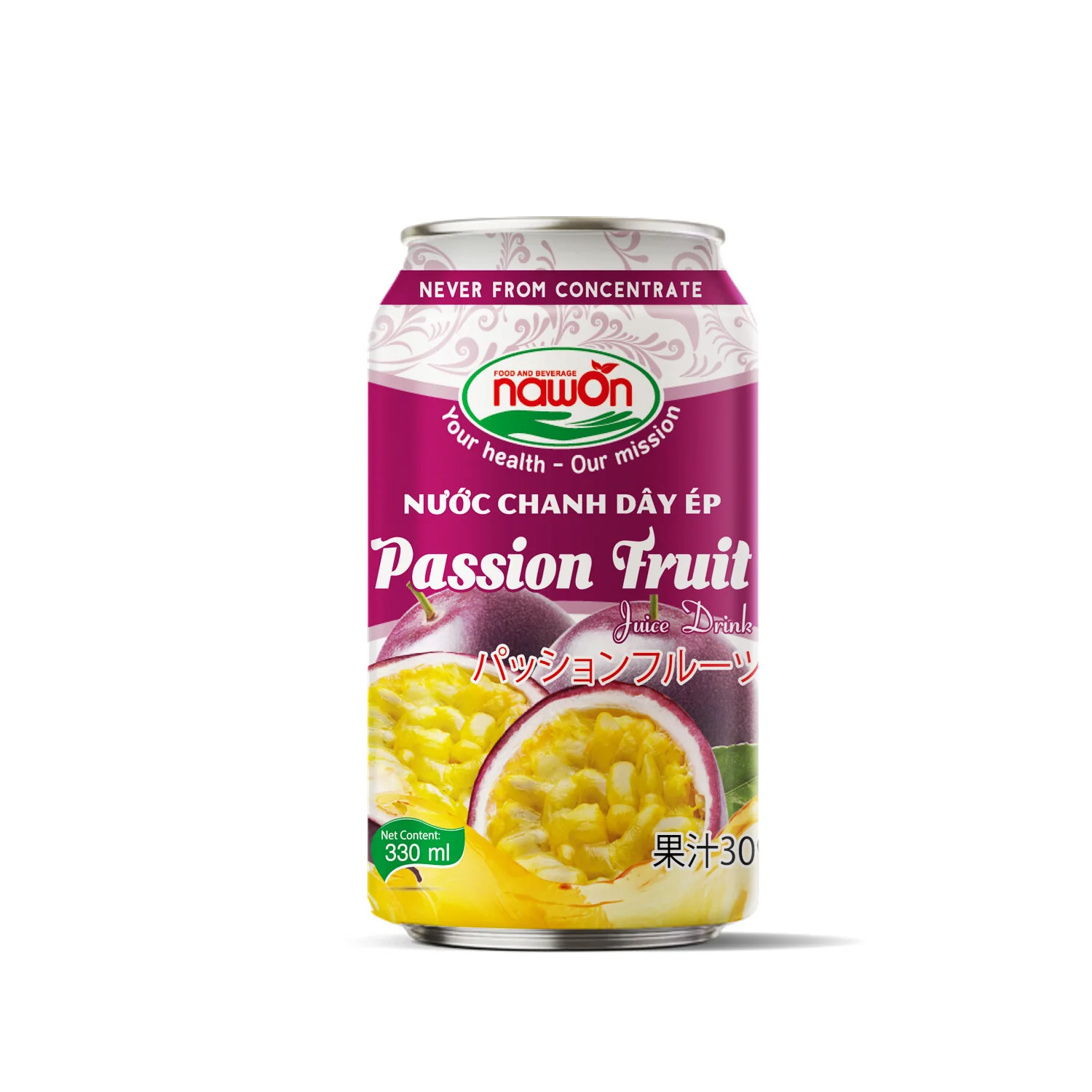 NAWON PASSION FRUIT JUICE DRINK 330ML