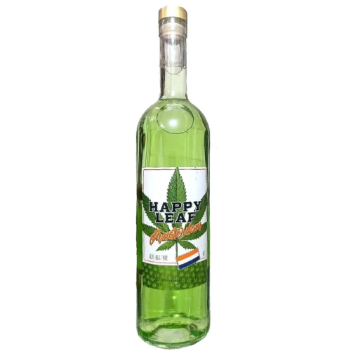 HAPPY LEAF JAMAICA CANNABIS VODKA 38% VOL 1LTR