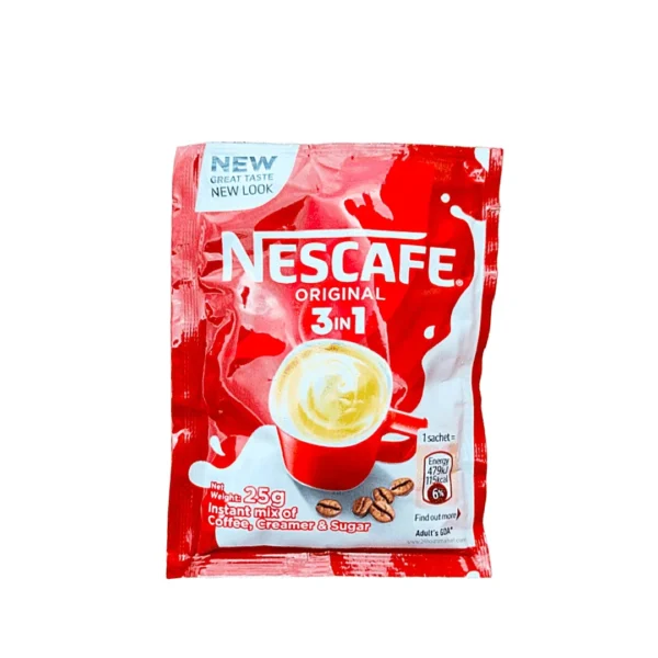 NESCAFE 3 IN 1 FRESHER RICHER COFFEE MILK SUGAR 25G