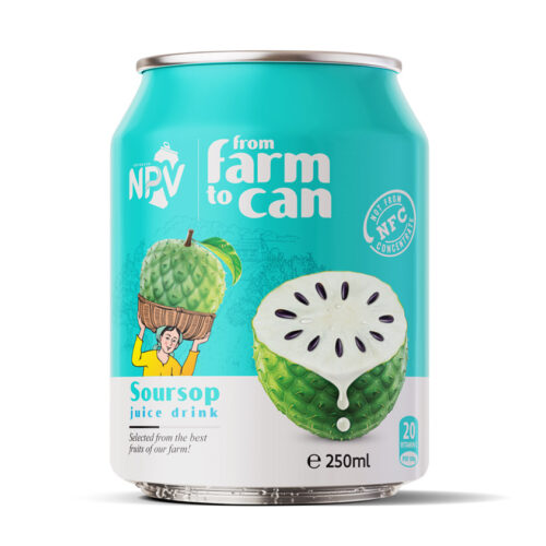 NPV FROM FARM TO CAN SOURSOP JUICE DRINK 250ML