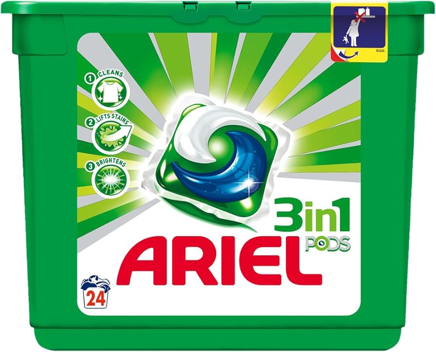 ARIEL 3IN1 PODS DETERGENT 324G
