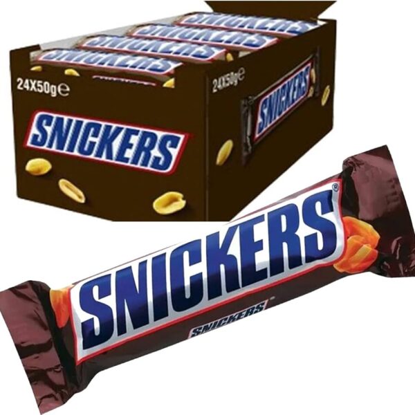 SNICKERS CHOCOLATE BAR 50G PACK