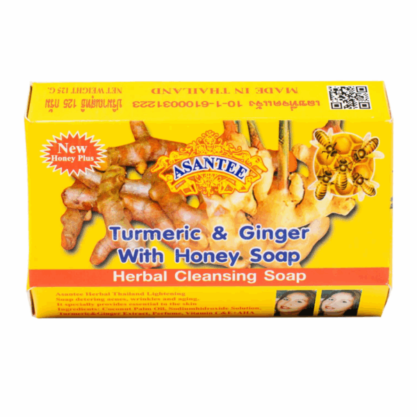 ASANTEE TURMERIC & GINGER WITH HONEY SOAP