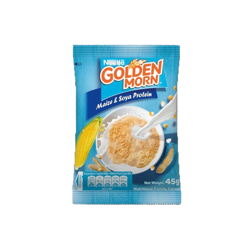 NESTLE GOLDEN MORN MAIZE AND SOYA PROTEIN 45G