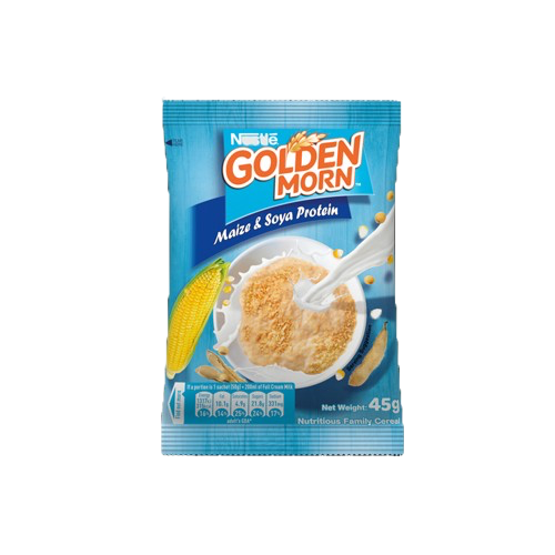 NESTLE GOLDEN MORN MAIZE AND SOYA PROTEIN 45G