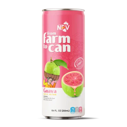 FROM FARM TO CAN GUAVA JUICE DRINK 250ML