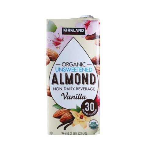 KIRKLAND ORGANIC UNSWEETENED ALMOND MILK 946ML