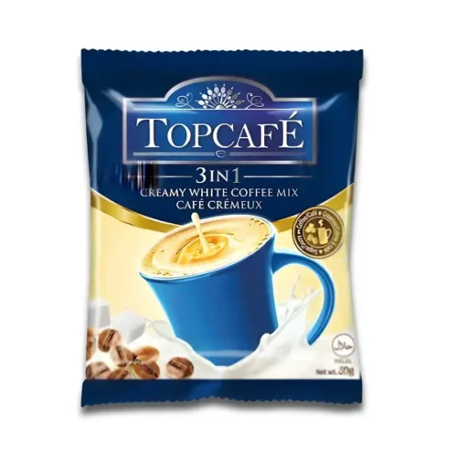 TOP CAFE 3IN1 CREAMY WHITE COFFEE 30G (PACK OF 10)