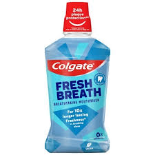 COLGATE FRESH BREATH BREATHTAKING MOUTHWASH 500ML