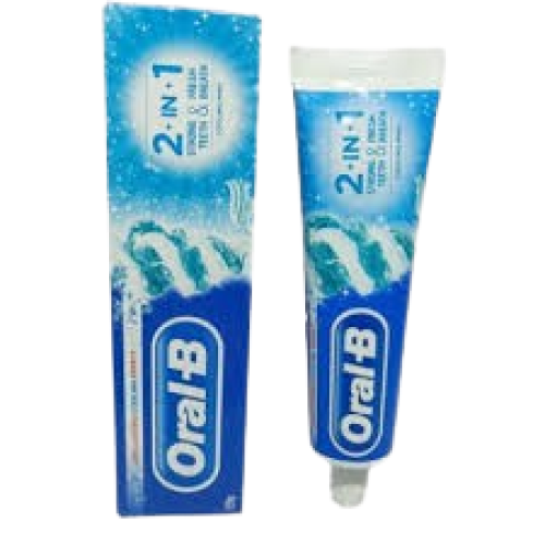 ORAL B 2 IN 1 COOLING MINT TOOTHPASTE 120G