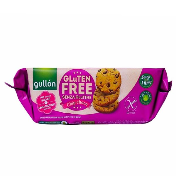 BF SALES-GULLON GLUTEN FREE & SUGAR FREE CHIP CHOCO 130G