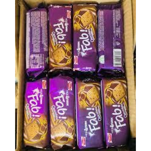 FAB CHOCOLATE BISCUIT 100G carton
