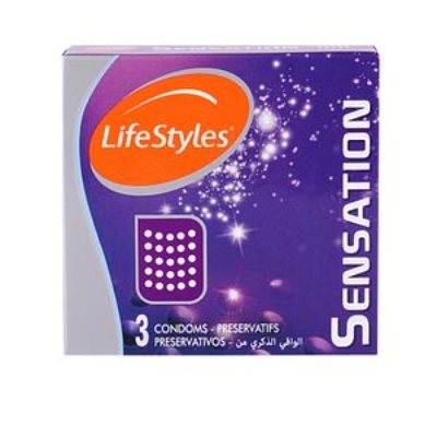 LIFE STYLES SENSATION CONDOMS X 3