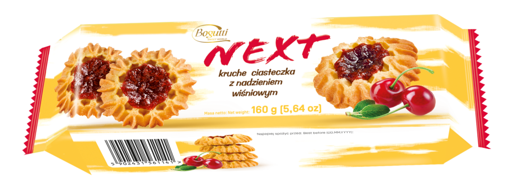 BOGUTTI NEXT CRUNCHY WITH CHERRY FLAVOUR FILLINGS