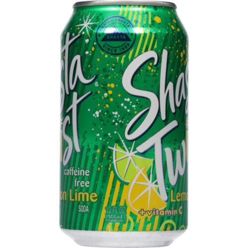 SHASTA TWIST LEMON LIME SODA 355ML(12FL.OZ.)