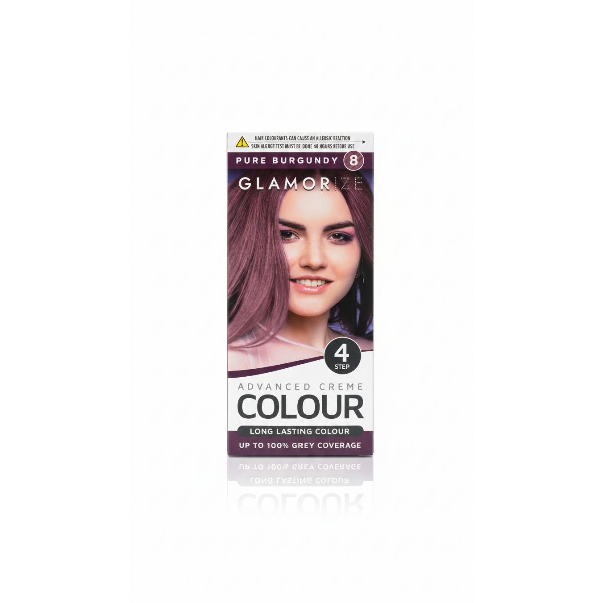 GLAMORIZE ADVANCED CREME COLOUR PURE BURGUNDY 8