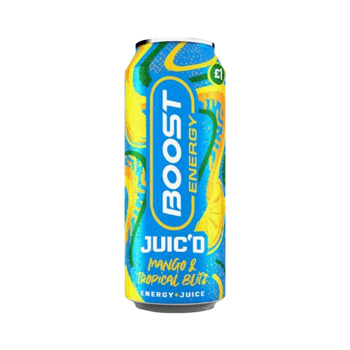 BOOST ENERGY JUIC'D MANGO & TROPICAL 500ML