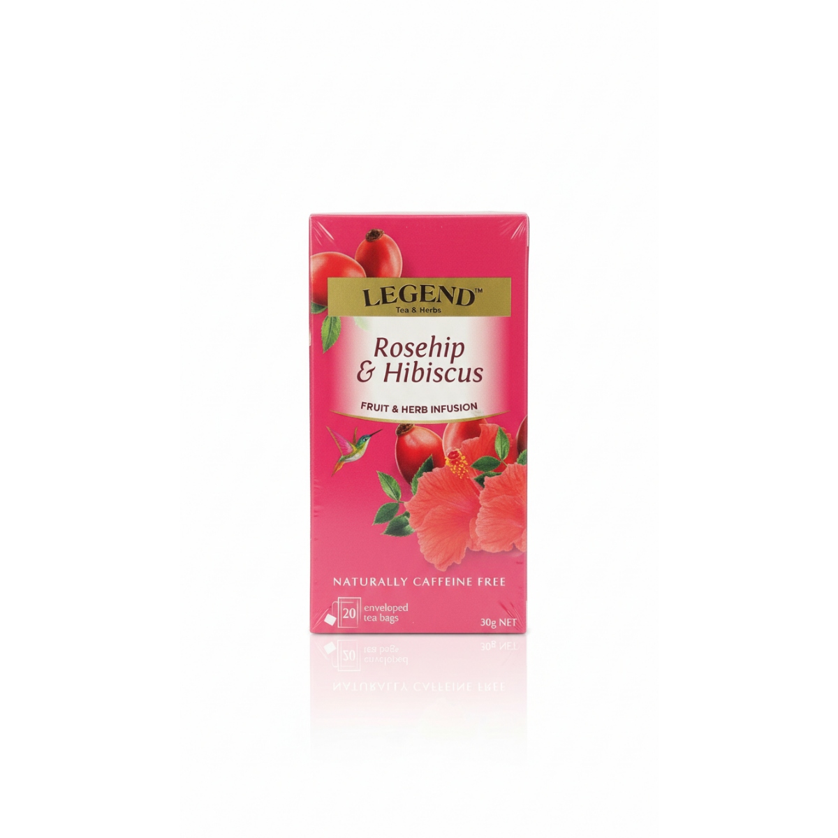LEGEND ROSEHIP & HIBISCUS 20 TEA BAGS