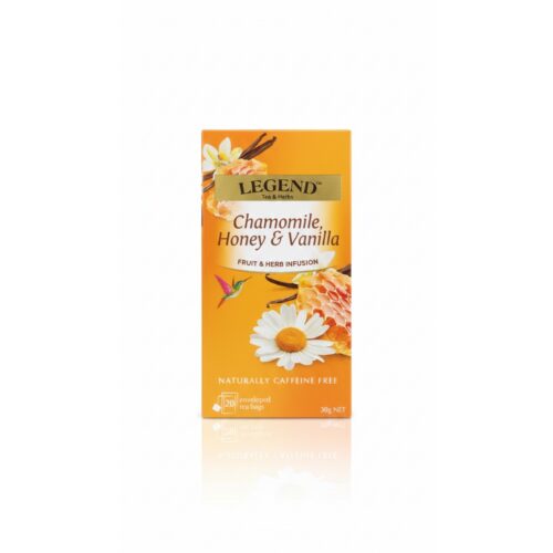 LEGEND CHAMOMILE HONEY & V ANILLA HERBAL TEA 25TEABAGS 30G
