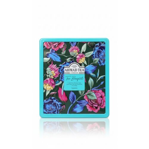 AHMAD TEA BOUQUET COLLECTION CADDY | BLACK TEA, GREEN 144G