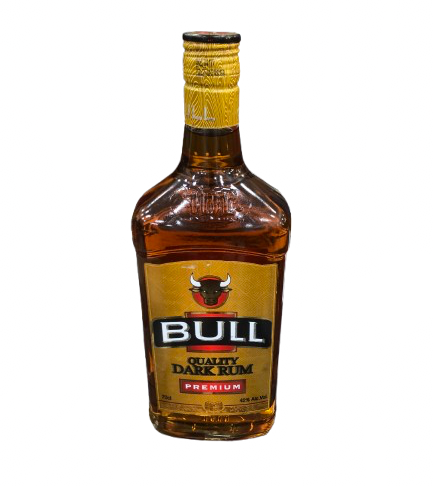 BULL QUALITY DARK RUM DINK 42%ALC 70CL