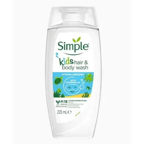 SIMPLE KIDS HAIR AND BODY WASH 225ML