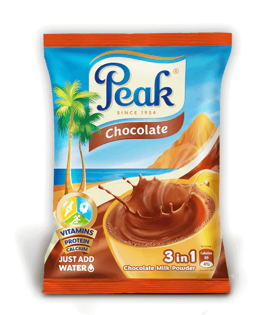 PEAK CHOCOLATE 3IN1 POWDER PCS 380G