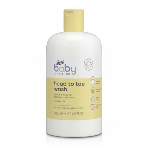 BOOT BABY HEAD TO TOE WASH 500ML