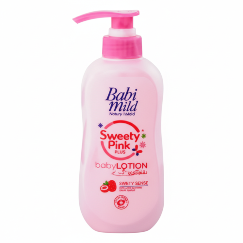 BABI MILD SWEETY PINK PLUS BABY LOTION 400ML