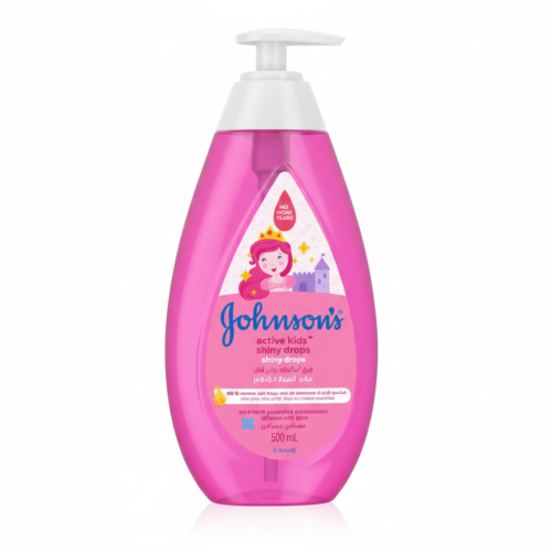 JOHNSON'S ACTIVE KIDS SHINY DROPS SHAMPOO 500ML