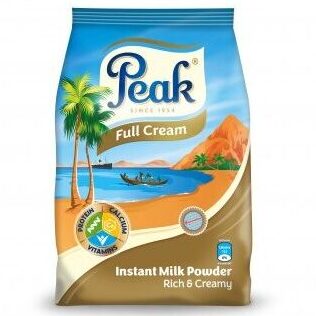 PEAK FULL CREAM MILK POWDER 350G REF PCS