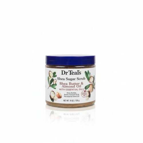DR TEALS SHEA SUGAR SCRUB SHEA BUTTER & ALMOND OIL 538G