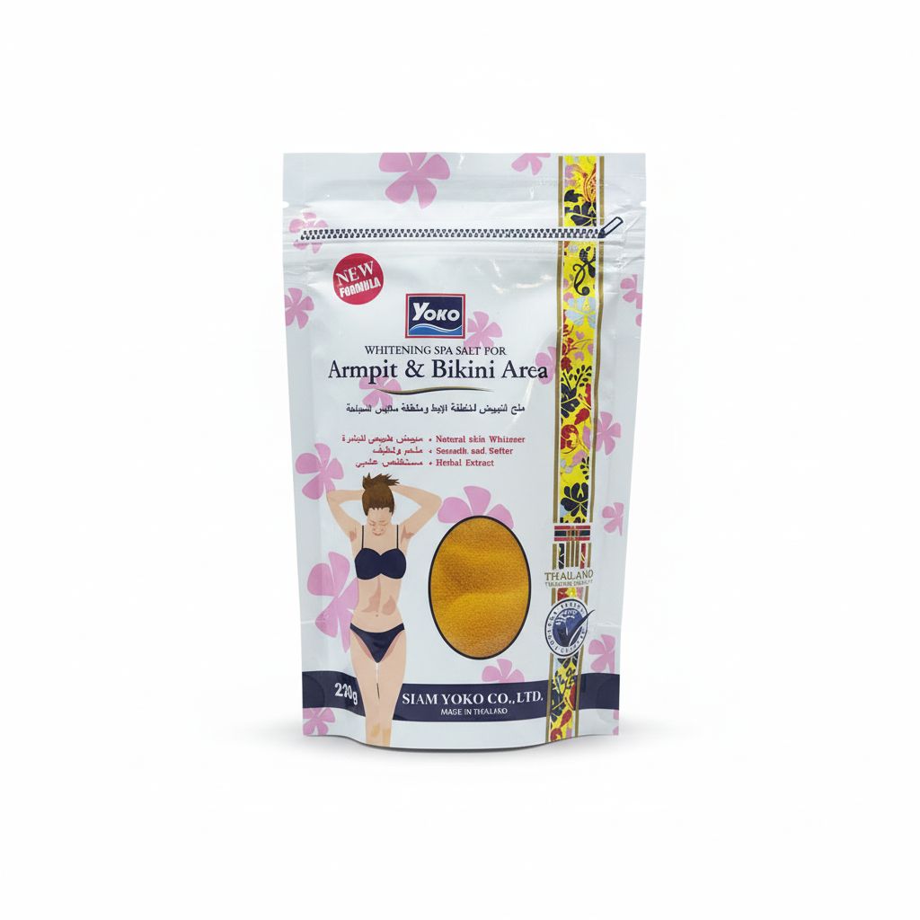 YOKO WHITENING SPA SALT FOR ARMPIT & BIKINI AREA 220G