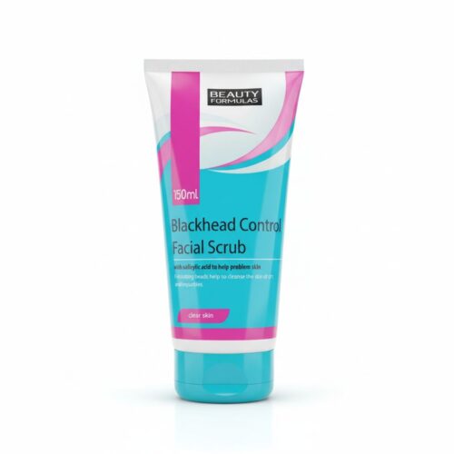 BEAUTY FORMULAS BLACKHEAD CONTROL FACIAL SCRUB CLEAR SKIN 150ML