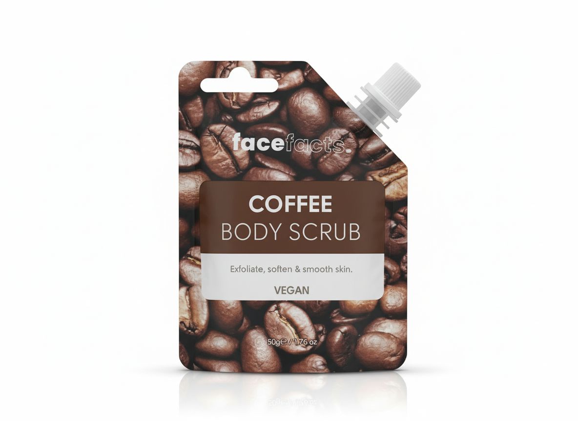 FACEFACTS COFFEE BODY SCRB VEGAN 50G
