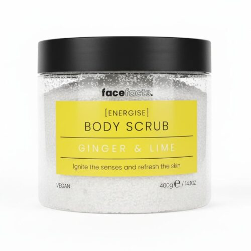 FACEFACTS ENERGISE GINGER & LIME BODY SCRUB 400G