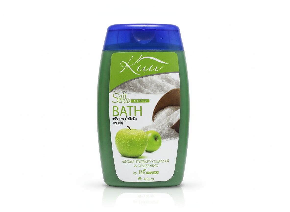KUU SPA SALT SCRUB APPLE BATH 450ML