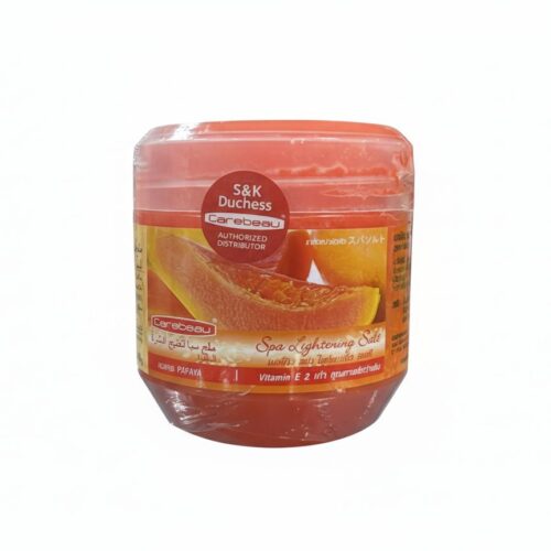 CAREBEAU VITAMIN E 2 IN 1 SPA LIGHTENING SALT CARROT 700G