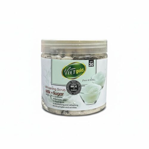 VEET GOLD MILK AND SUGAR WHITENING SCRUB 600ML