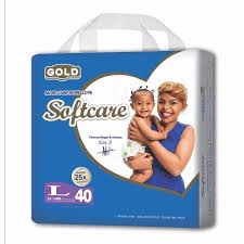 MORE CARE MORE LOVE GOLD SOFTCARE LARGE (L) 46 PCS 9-6KG