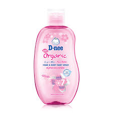 D-NEE KIDS ORGANIC HEAD & BODY BATH 200ml pink