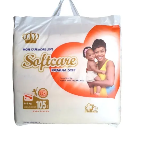 MORE CARE MORE LOVE SOFTCARE PREMIUM SOFT (S)54PCS 3-8KG BABY DIAPERS