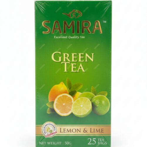 SAMIRA GREEN TEA LEMON & LIME 50G