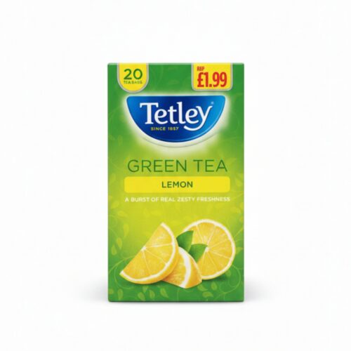 TETLEY GREEN TEA LEMON 20 TEA BAGS 40G