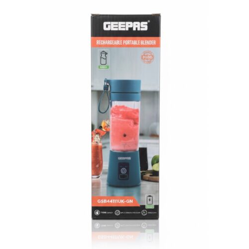 GEEPAS RECHARGEABLE PORTAL BLENDER 330ML CAPACITY [GSB44111UK-GN]