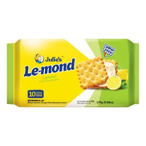 JULIE'S LE-MOND LEMON PUFF SANDWHICH 170G
