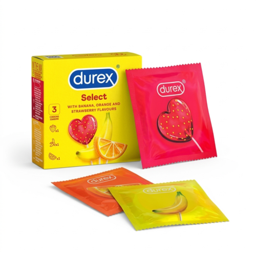 DUREX SELECT FRUITY FLAVOURS CONDOM
